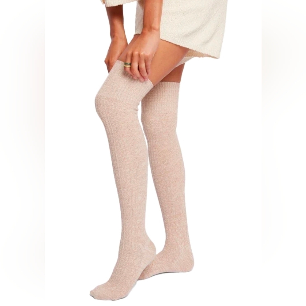 Pudus Sweater Socks Knee-High Knit Socks